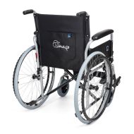 Ocelový invalidní vozík 43cm.